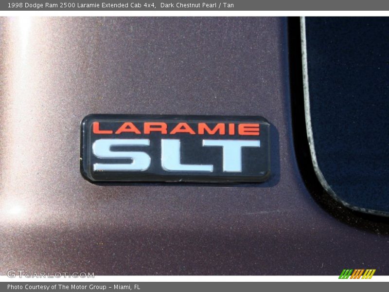 Dark Chestnut Pearl / Tan 1998 Dodge Ram 2500 Laramie Extended Cab 4x4