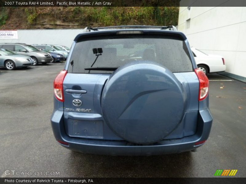 Pacific Blue Metallic / Ash Gray 2007 Toyota RAV4 Limited