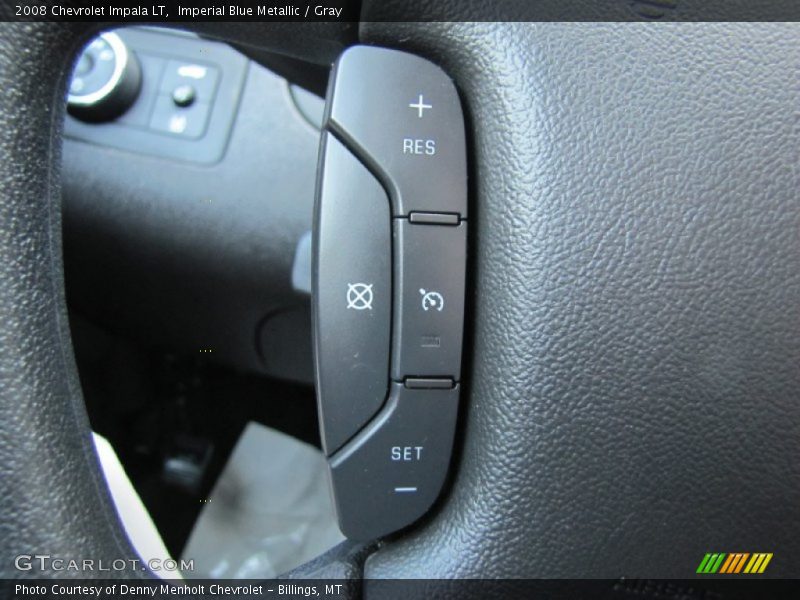 Imperial Blue Metallic / Gray 2008 Chevrolet Impala LT