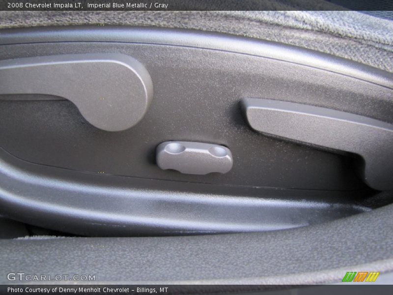 Imperial Blue Metallic / Gray 2008 Chevrolet Impala LT