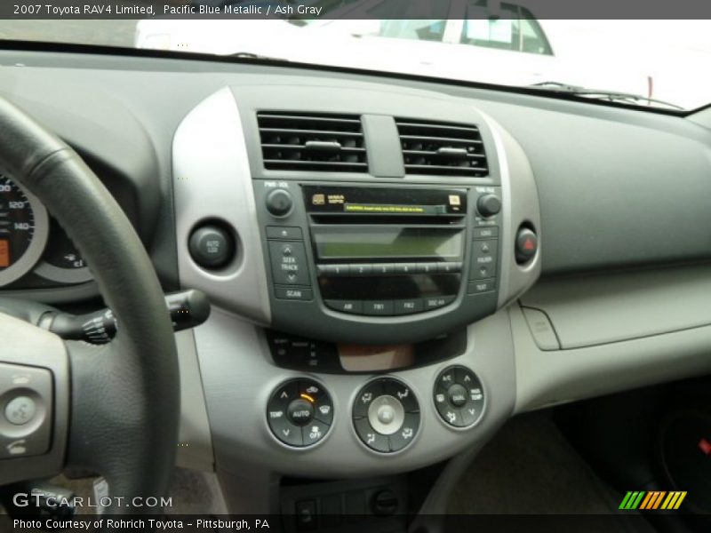 Pacific Blue Metallic / Ash Gray 2007 Toyota RAV4 Limited