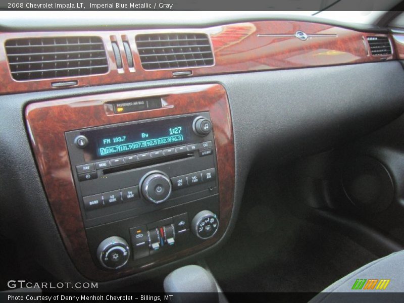 Imperial Blue Metallic / Gray 2008 Chevrolet Impala LT