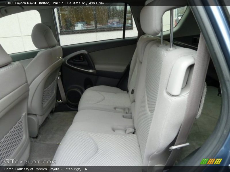 Pacific Blue Metallic / Ash Gray 2007 Toyota RAV4 Limited