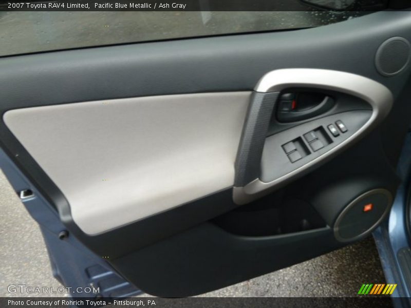 Pacific Blue Metallic / Ash Gray 2007 Toyota RAV4 Limited