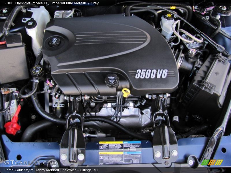 Imperial Blue Metallic / Gray 2008 Chevrolet Impala LT