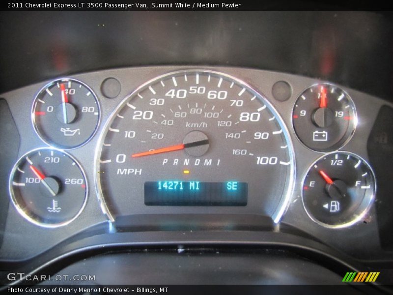 Summit White / Medium Pewter 2011 Chevrolet Express LT 3500 Passenger Van