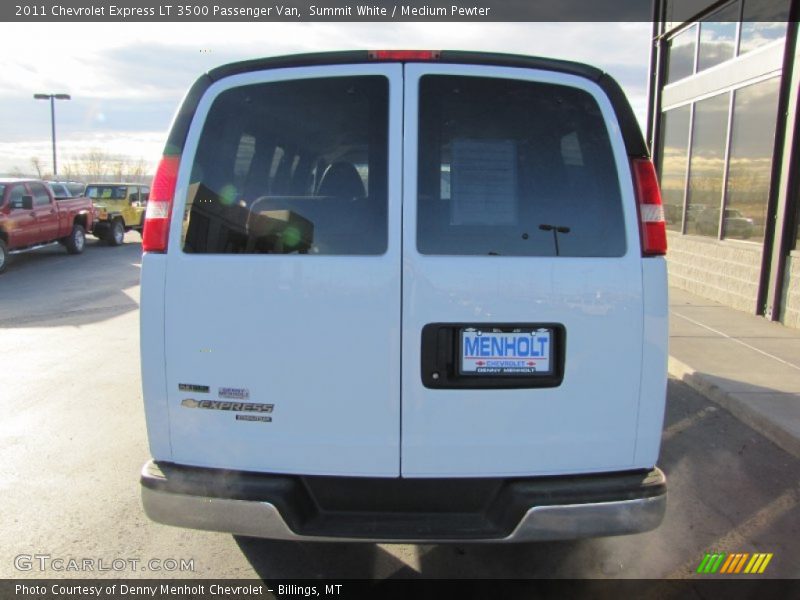 Summit White / Medium Pewter 2011 Chevrolet Express LT 3500 Passenger Van