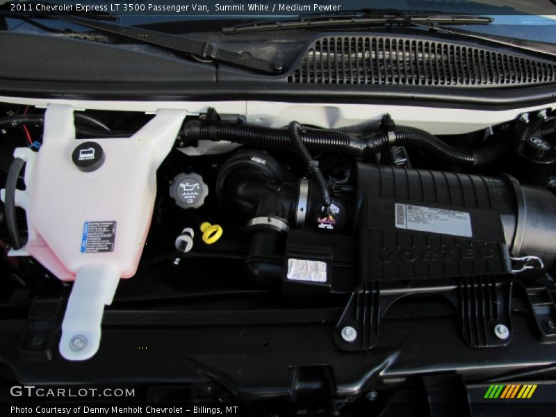 Summit White / Medium Pewter 2011 Chevrolet Express LT 3500 Passenger Van