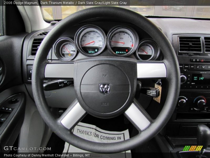 Dark Titanium Metallic / Dark Slate Gray/Light Slate Gray 2008 Dodge Magnum