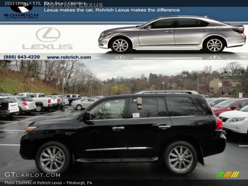 Black Onyx / Cashmere 2011 Lexus LX 570