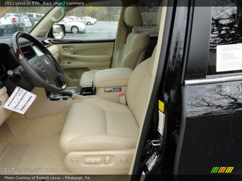  2011 LX 570 Cashmere Interior