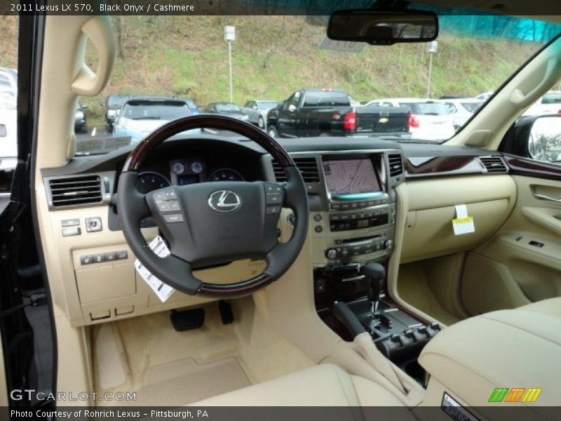 Dashboard of 2011 LX 570