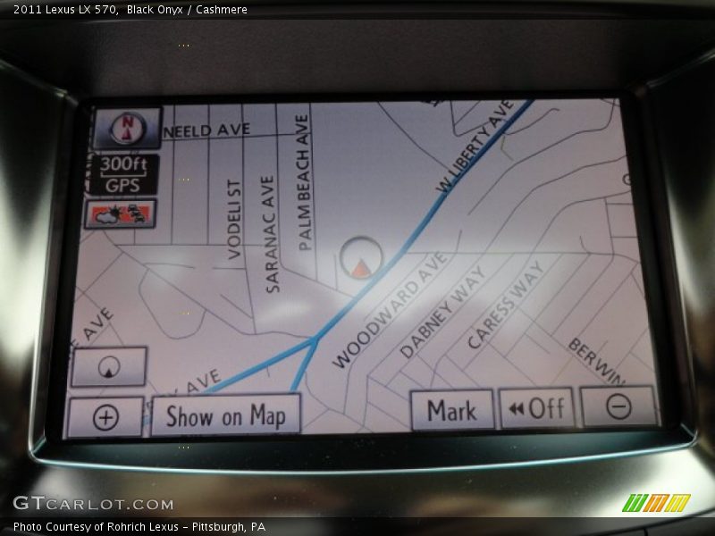 Navigation of 2011 LX 570