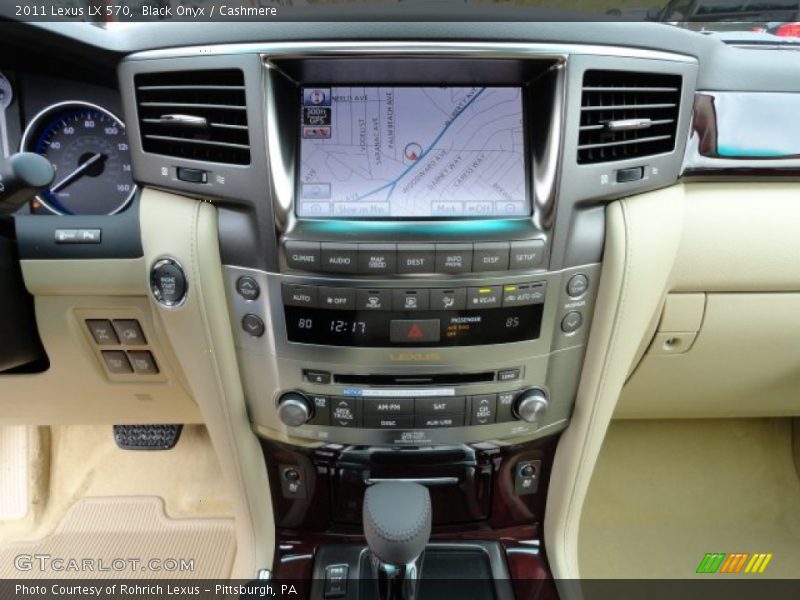 Controls of 2011 LX 570