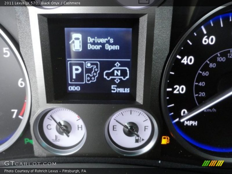 Black Onyx / Cashmere 2011 Lexus LX 570