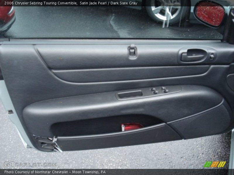 Satin Jade Pearl / Dark Slate Gray 2006 Chrysler Sebring Touring Convertible
