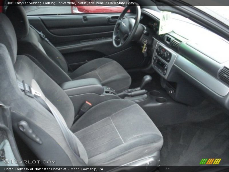 Satin Jade Pearl / Dark Slate Gray 2006 Chrysler Sebring Touring Convertible