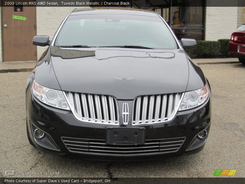 Tuxedo Black Metallic / Charcoal Black 2009 Lincoln MKS AWD Sedan