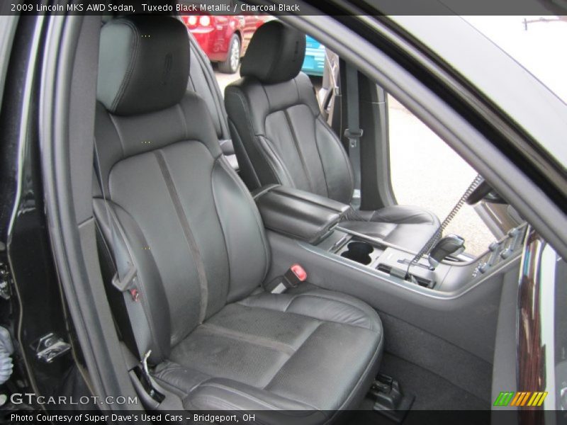 Tuxedo Black Metallic / Charcoal Black 2009 Lincoln MKS AWD Sedan
