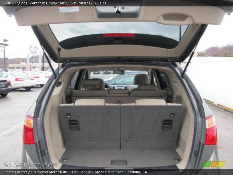  2009 Veracruz Limited AWD Trunk