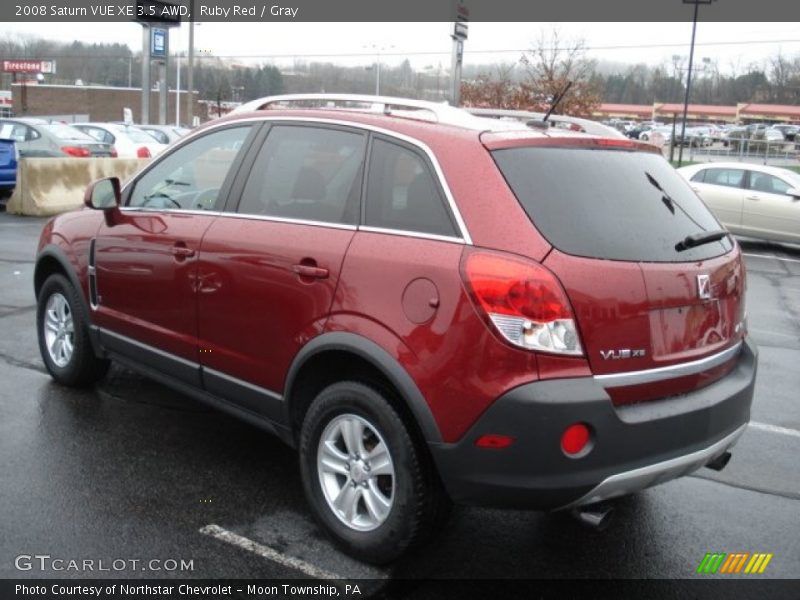 Ruby Red / Gray 2008 Saturn VUE XE 3.5 AWD