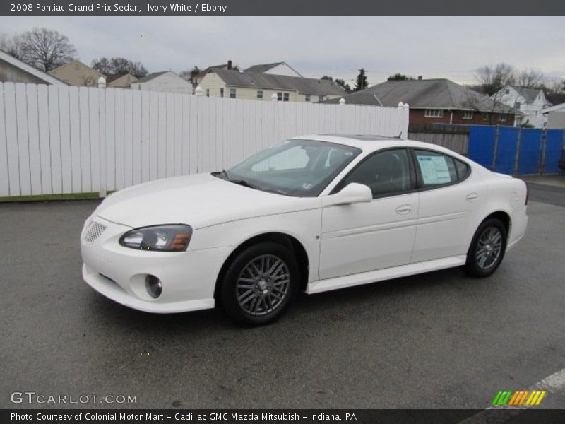 Ivory White / Ebony 2008 Pontiac Grand Prix Sedan