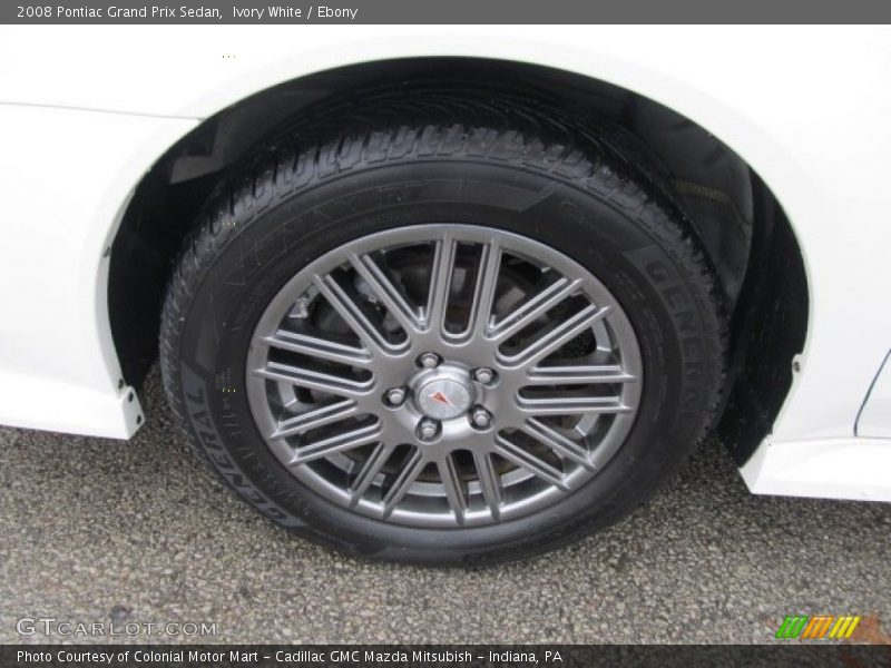 Ivory White / Ebony 2008 Pontiac Grand Prix Sedan