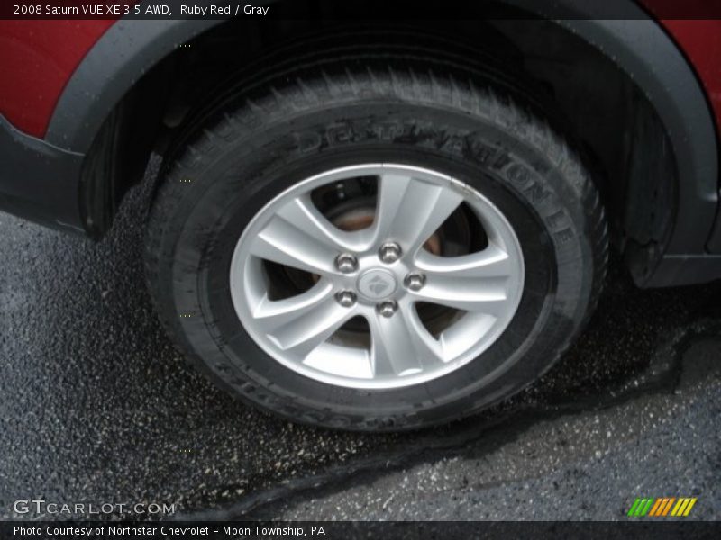 Ruby Red / Gray 2008 Saturn VUE XE 3.5 AWD