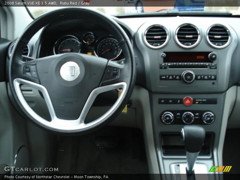 Ruby Red / Gray 2008 Saturn VUE XE 3.5 AWD