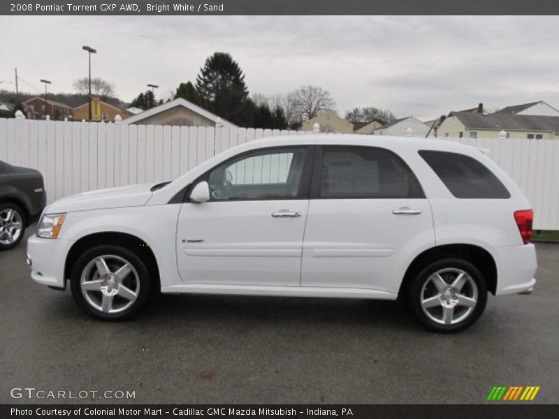 Bright White / Sand 2008 Pontiac Torrent GXP AWD