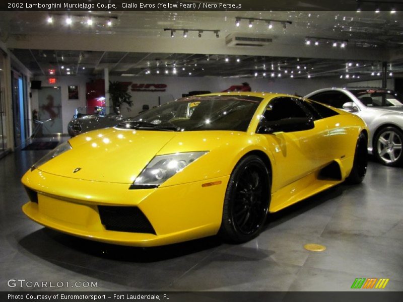 Front 3/4 View of 2002 Murcielago Coupe