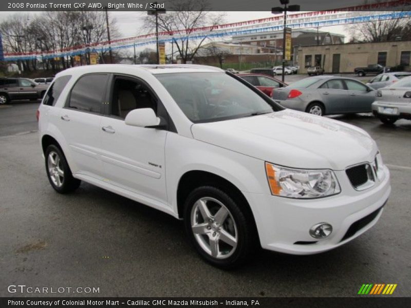 Bright White / Sand 2008 Pontiac Torrent GXP AWD