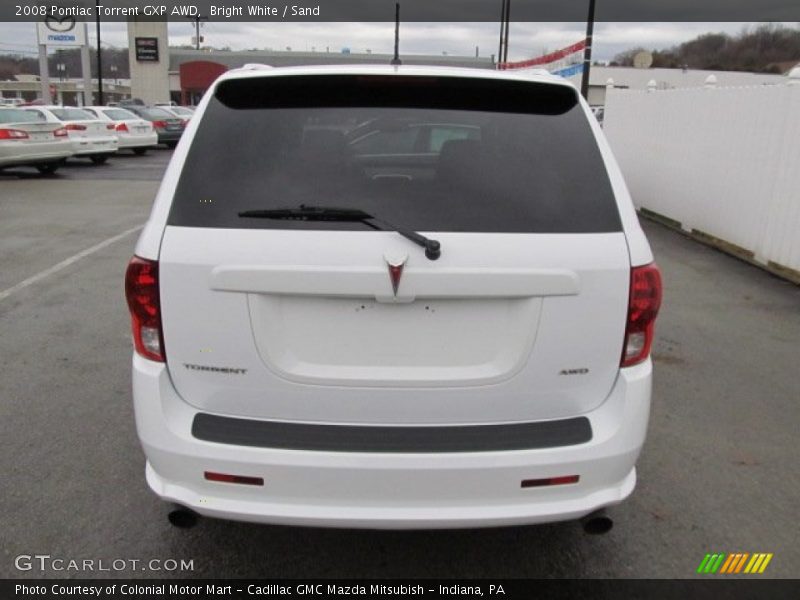 Bright White / Sand 2008 Pontiac Torrent GXP AWD