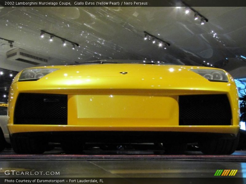 Giallo Evros (Yellow Pearl) / Nero Perseus 2002 Lamborghini Murcielago Coupe
