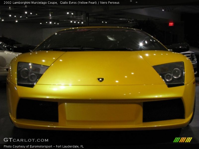 Giallo Evros (Yellow Pearl) / Nero Perseus 2002 Lamborghini Murcielago Coupe