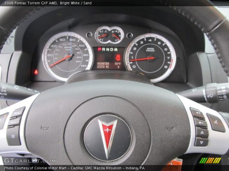 Bright White / Sand 2008 Pontiac Torrent GXP AWD