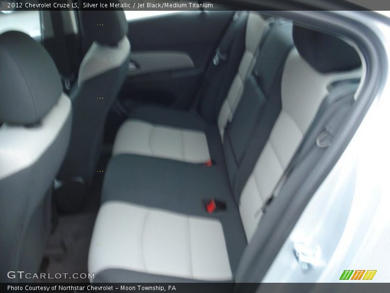 Silver Ice Metallic / Jet Black/Medium Titanium 2012 Chevrolet Cruze LS