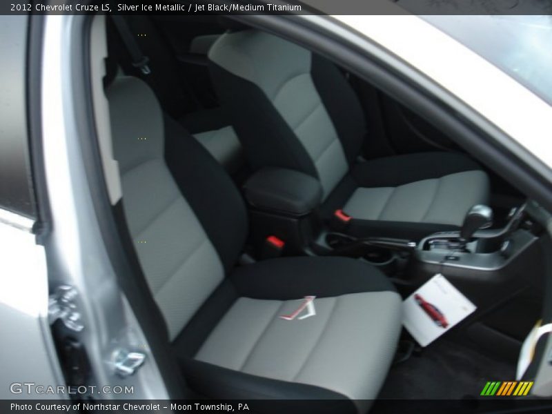 Silver Ice Metallic / Jet Black/Medium Titanium 2012 Chevrolet Cruze LS