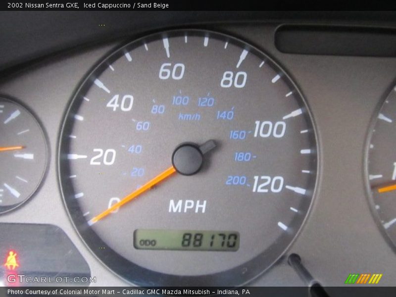 Iced Cappuccino / Sand Beige 2002 Nissan Sentra GXE