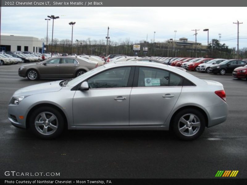 Silver Ice Metallic / Jet Black 2012 Chevrolet Cruze LT