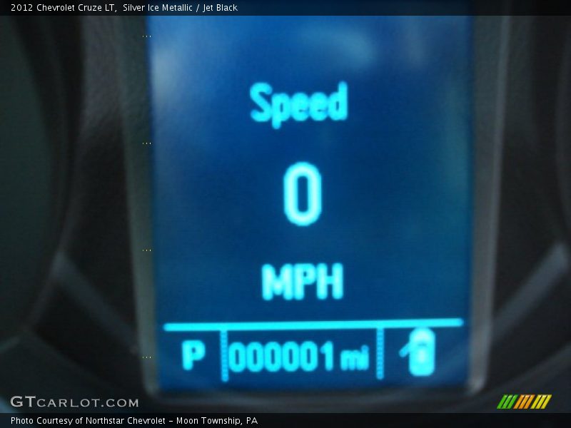 Silver Ice Metallic / Jet Black 2012 Chevrolet Cruze LT