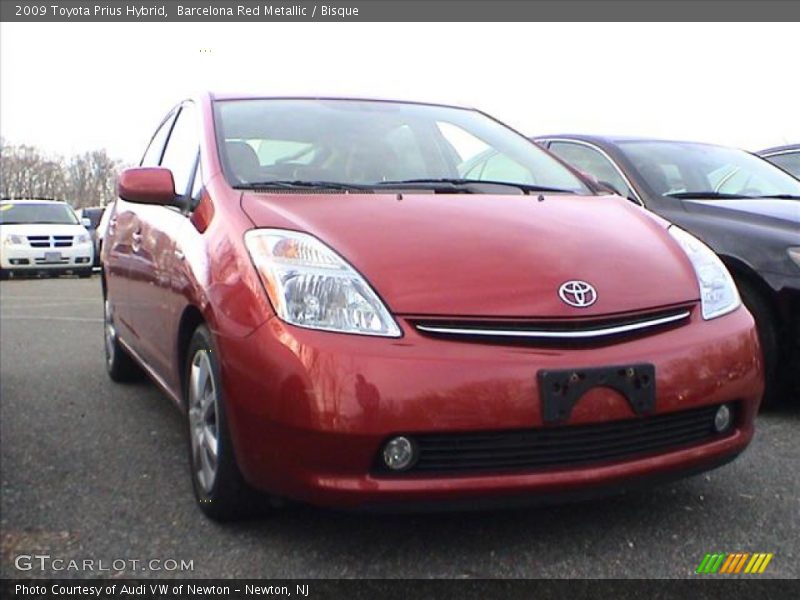 Barcelona Red Metallic / Bisque 2009 Toyota Prius Hybrid