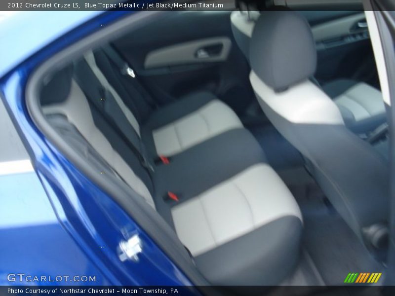 Blue Topaz Metallic / Jet Black/Medium Titanium 2012 Chevrolet Cruze LS