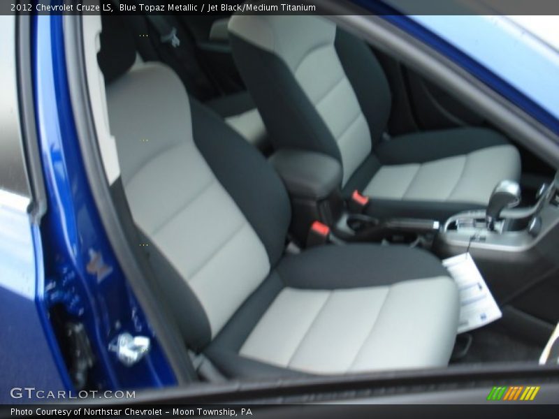 Blue Topaz Metallic / Jet Black/Medium Titanium 2012 Chevrolet Cruze LS