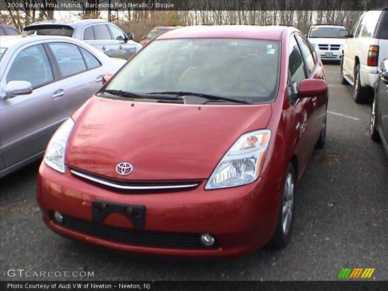 Barcelona Red Metallic / Bisque 2009 Toyota Prius Hybrid