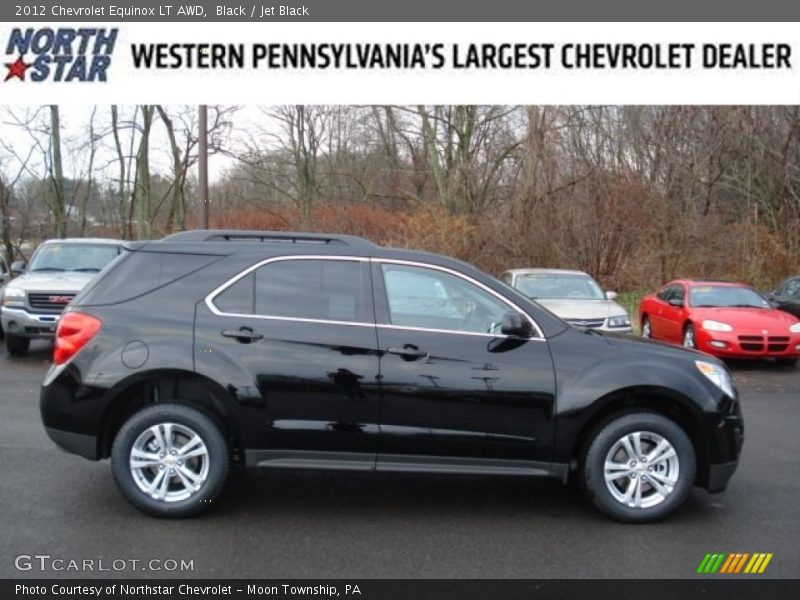 Black / Jet Black 2012 Chevrolet Equinox LT AWD
