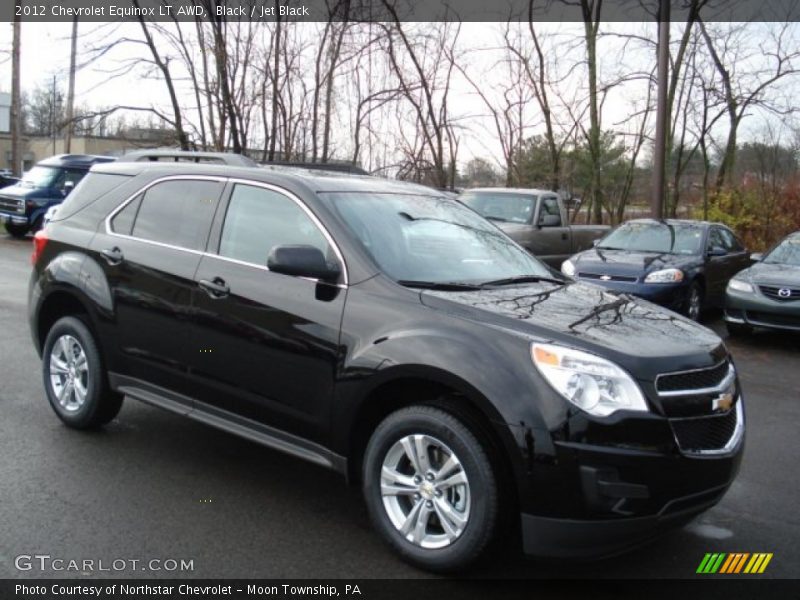 Black / Jet Black 2012 Chevrolet Equinox LT AWD