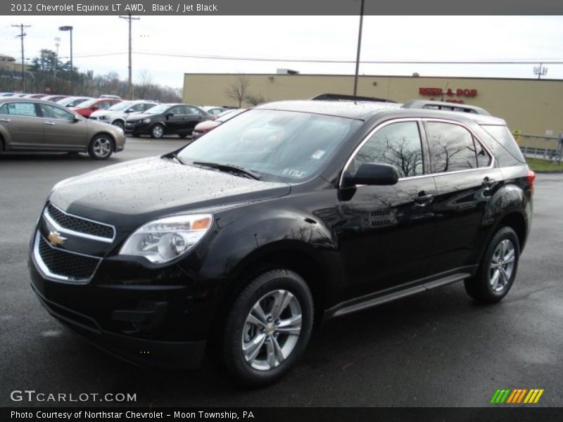 Black / Jet Black 2012 Chevrolet Equinox LT AWD