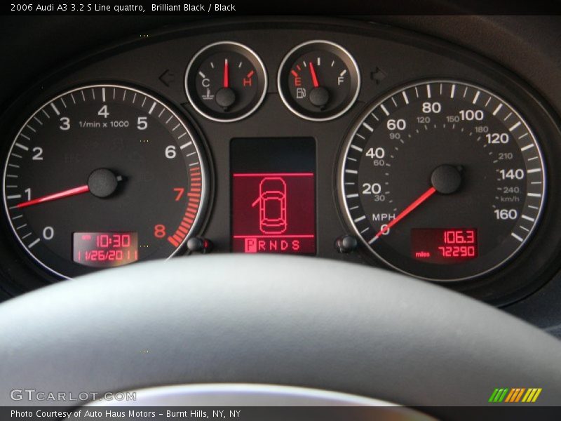  2006 A3 3.2 S Line quattro 3.2 S Line quattro Gauges