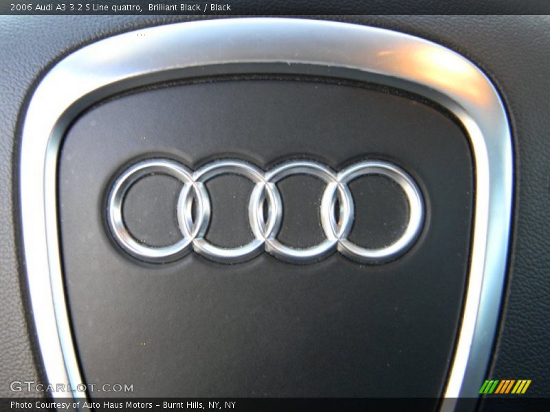 Brilliant Black / Black 2006 Audi A3 3.2 S Line quattro